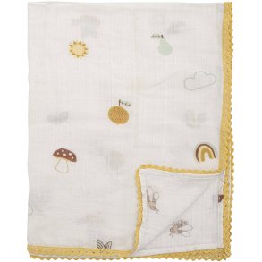 Bloomingville Mini Baby-Decke 100x80 cm, Wei