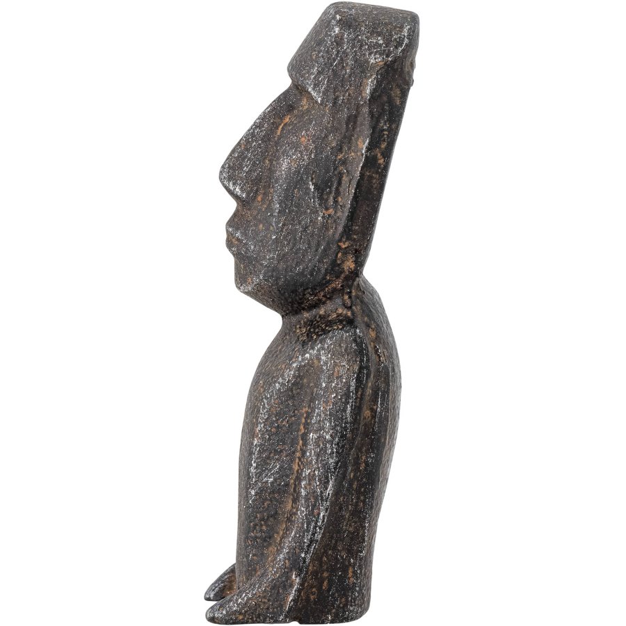 Bloomingville Moai Dekoration H12 cm, Sort