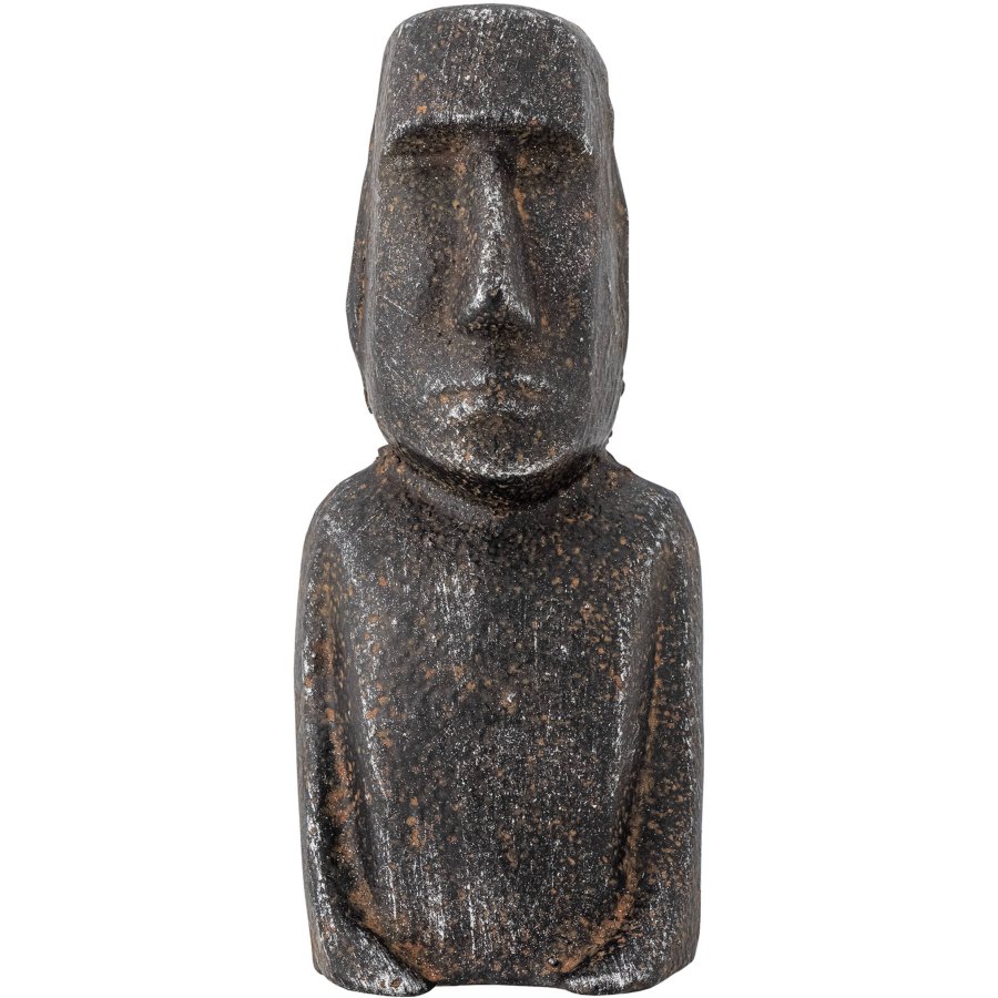 Bloomingville Moai Dekoration H12 cm, Sort