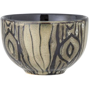 Creative Collection Samran Schale 11 cm, Braun/Schwarz