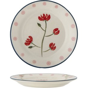 Bloomingville Mini Tallerken 15 cm, R�d