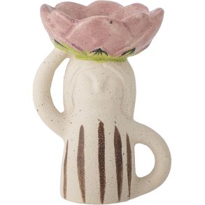 Bloomingville Clarabel Fyrfadsstage H12 cm, Rosa