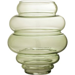 Bloomingville Annhelene Vase H24 cm, Grøn