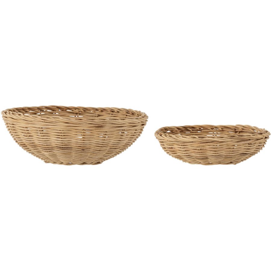 Bloomingville Kell Korb 2er Set, Rattan