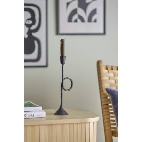 Bloomingville Jada Lysestage H28,5 cm, Sort