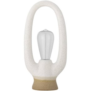 Bloomingville Latifa Trdls Bordlampe H32 cm, Hvid