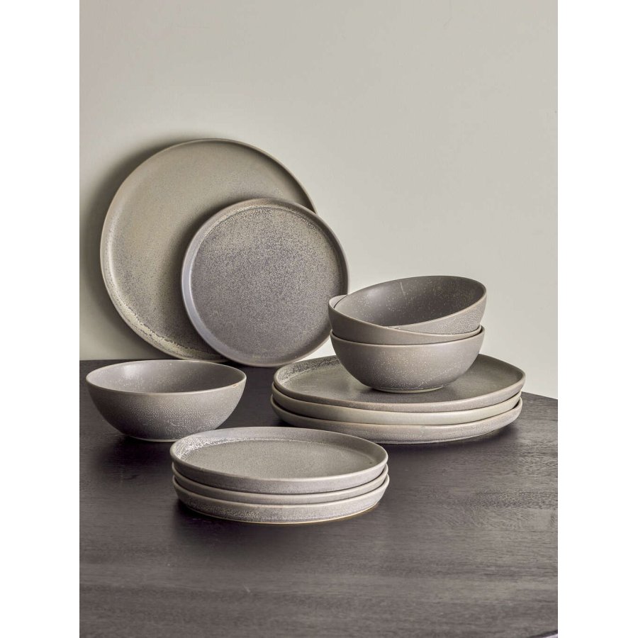 Bloomingville Kendra Tischservice-Set 12er Set, Grau