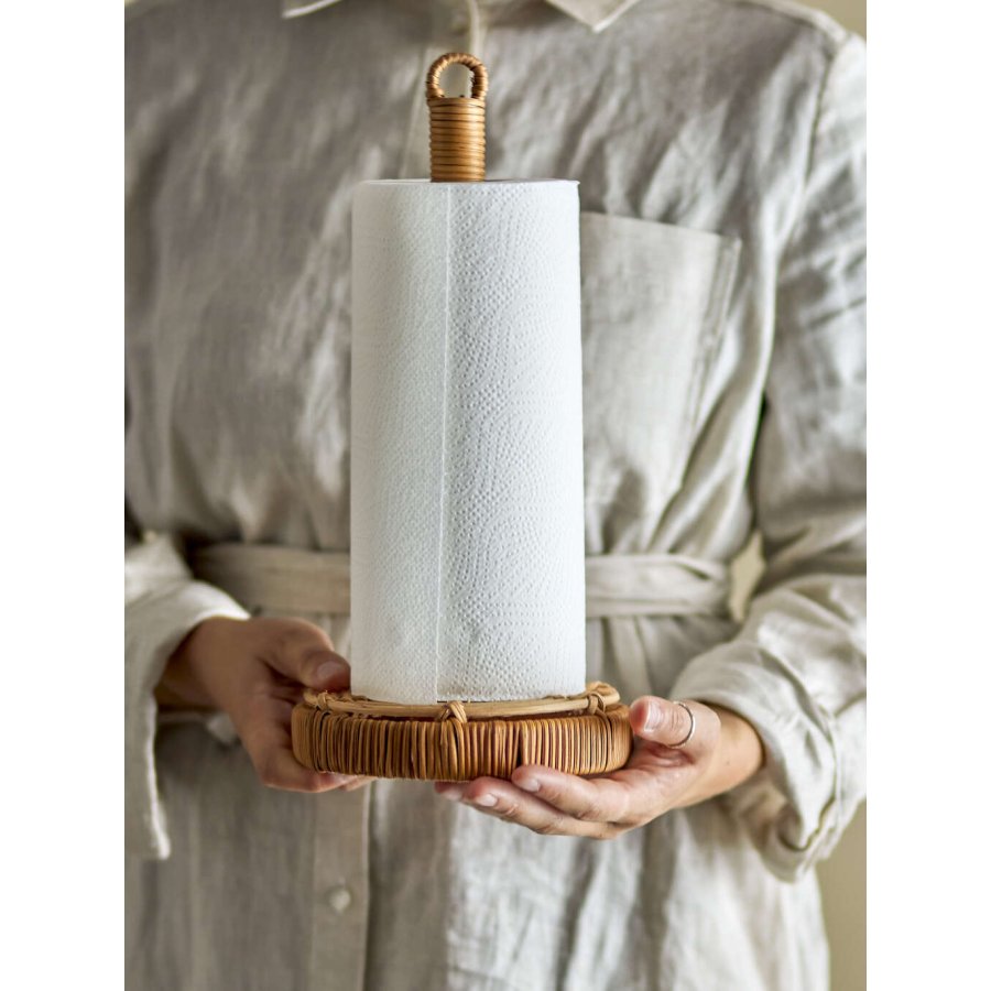 Bloomingville Ingse Kkkenrulleholder H32 cm, Rattan