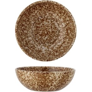 Bloomingville Paula Schale 16 cm, Braun/Wei