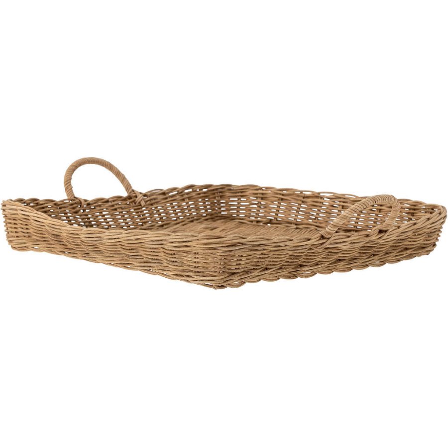 Bloomingville Angie Serviertablett 40 cm, Rattan