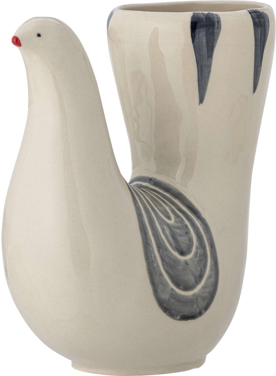 Bloomingville Trudy Vase H19 cm, Weiß