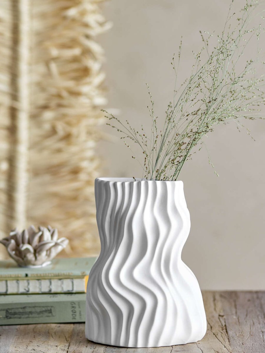 Bloomingville Sahal Vase H25,5 cm, Hvid