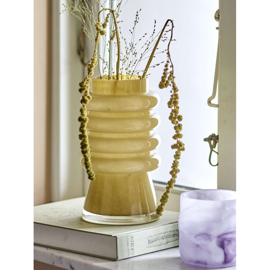 Bloomingville Sahara Vase H23 cm, Gul