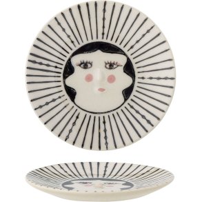 Bloomingville Mini Carolin Tallerken 10 cm, Sort