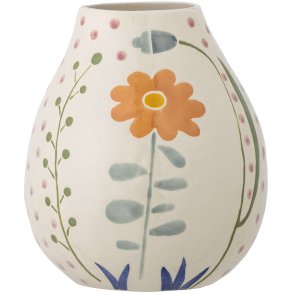 Bloomingville Taza Vase H17 cm, Steingut
