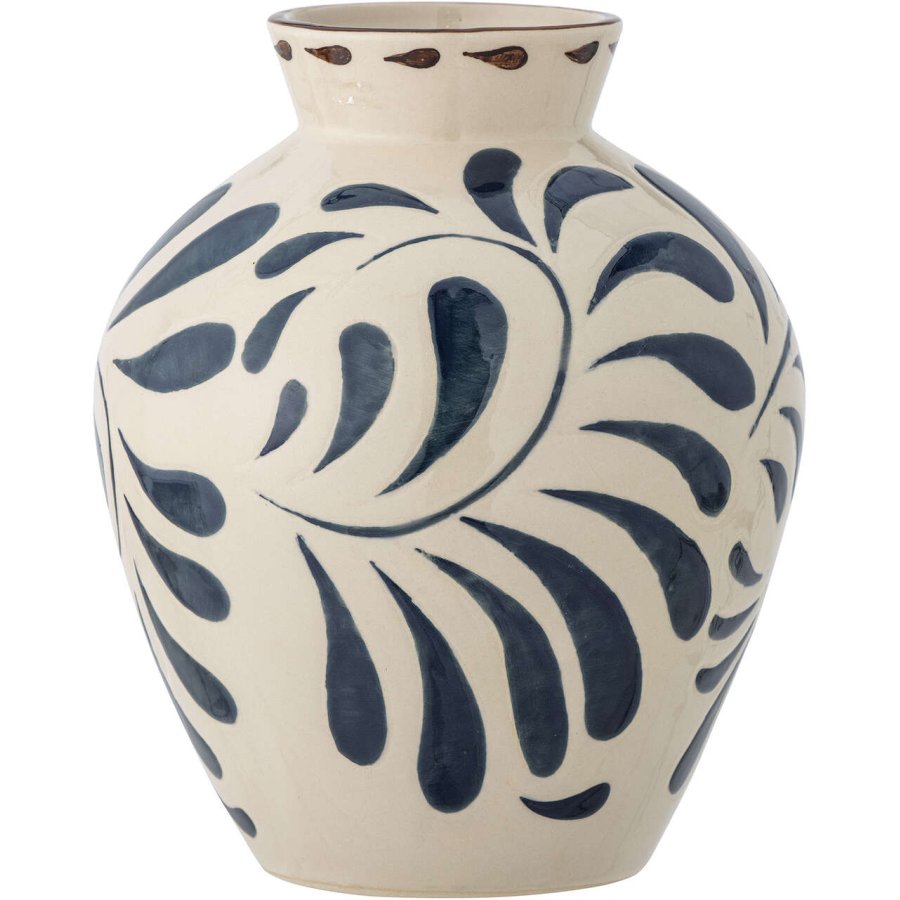 Bloomingville Heikki Vase H24 cm, Blau