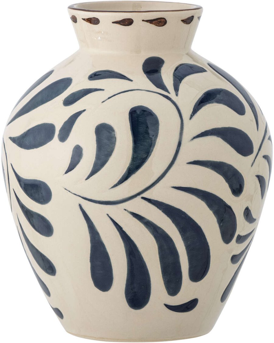 Bloomingville Heikki Vase H24 cm, Blau