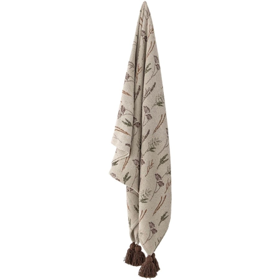 Bloomingville Pyle Decke 130x160 cm, Naturfarben