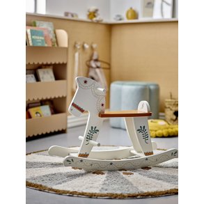Bloomingville Mini Ruddy Gyngehest 68 cm, Hvid