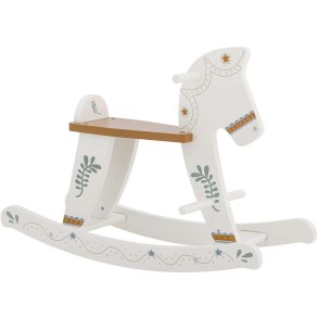 Bloomingville Mini Ruddy Gyngehest 68 cm, Hvid