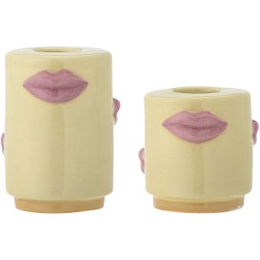Bloomingville Sassy Lysestage 2 stk, Gul