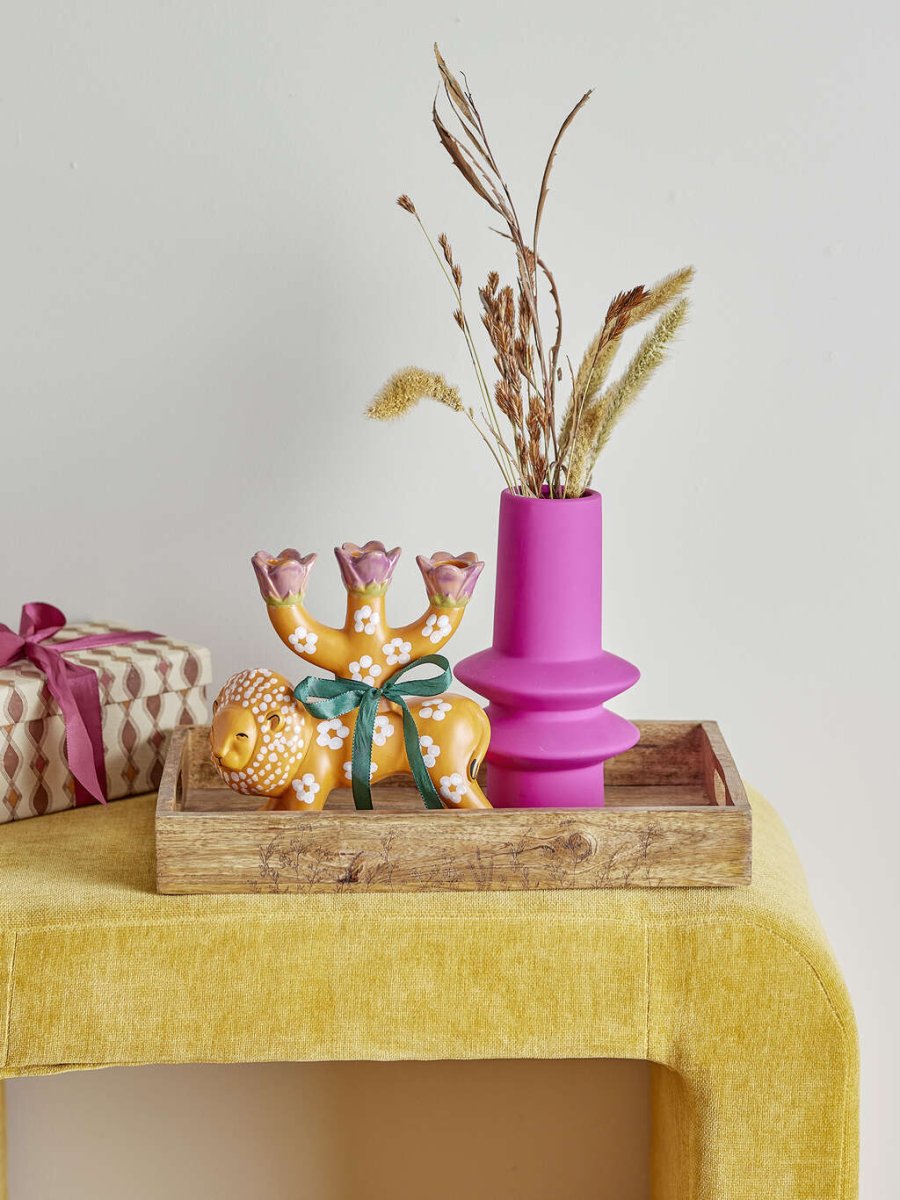 Bloomingville Bobbie Taburet 70 cm, Gul