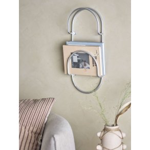 Bloomingville Carlton Magasinholder H51 cm, Sølv