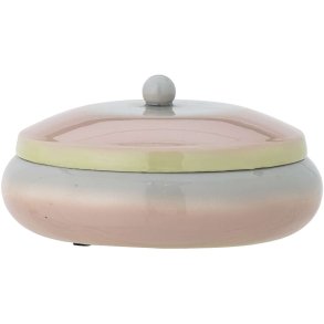 Bloomingville Peach Krukke m. Låg Ø18 cm, Rosa