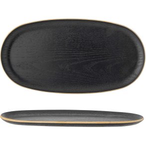 Bloomingville Leyton Fad 34 cm, Sort Eg