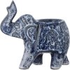 Creative Collection Oliphant Teelichthalter H8 cm, Blau