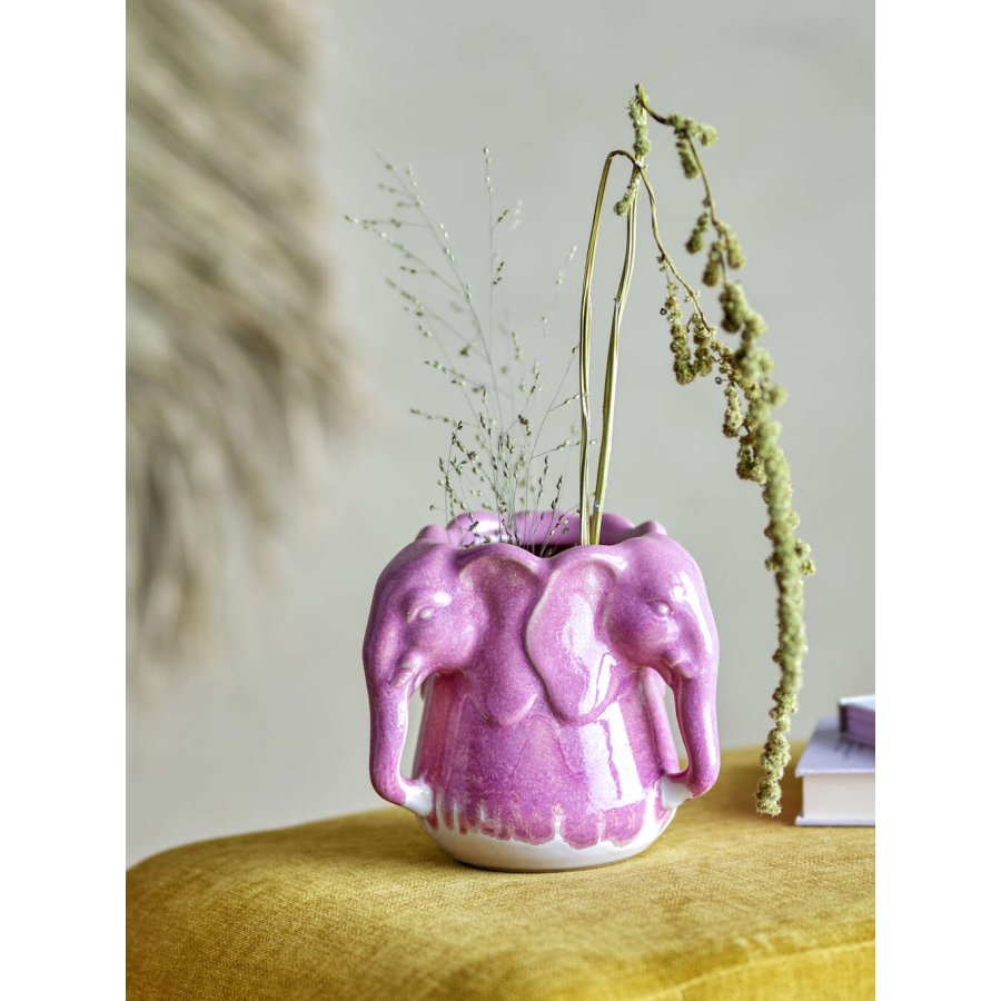 Bloomingville Pontus Vase H15,5 cm, Rosa