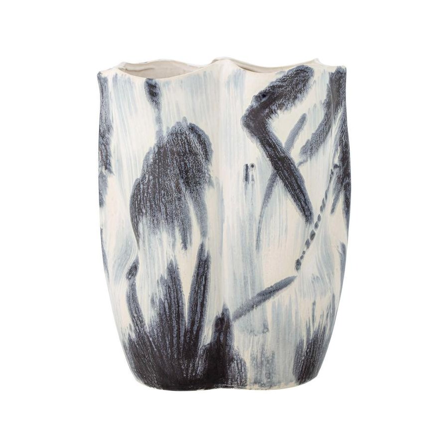 Bloomingville Elira Vase H37 cm, Schwarz