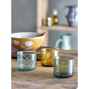 Creative Collection Jozefina Drikkeglas 3 stk. 30 cl, Grøn