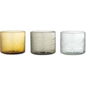 Creative Collection Jozefina Drikkeglas 3 stk. 30 cl, Grøn