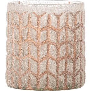 Bloomingville Esther Teelichthalter H9 cm, Rosa