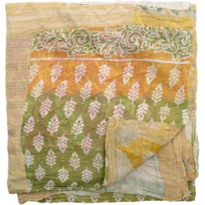 Bloomingville Sari Quilt 130x150 cm, Gul