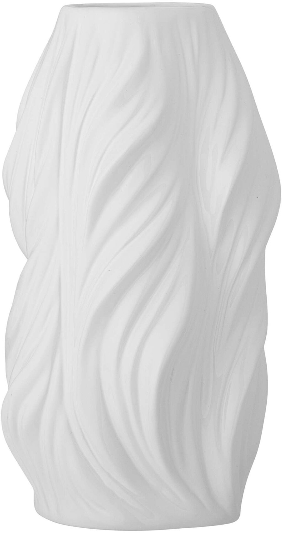 Bloomingville Sanak Vase H26 cm, Hvid