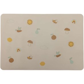 Bloomingville Mini Agnes Dækkeserviet 25,5x37 cm, Natur