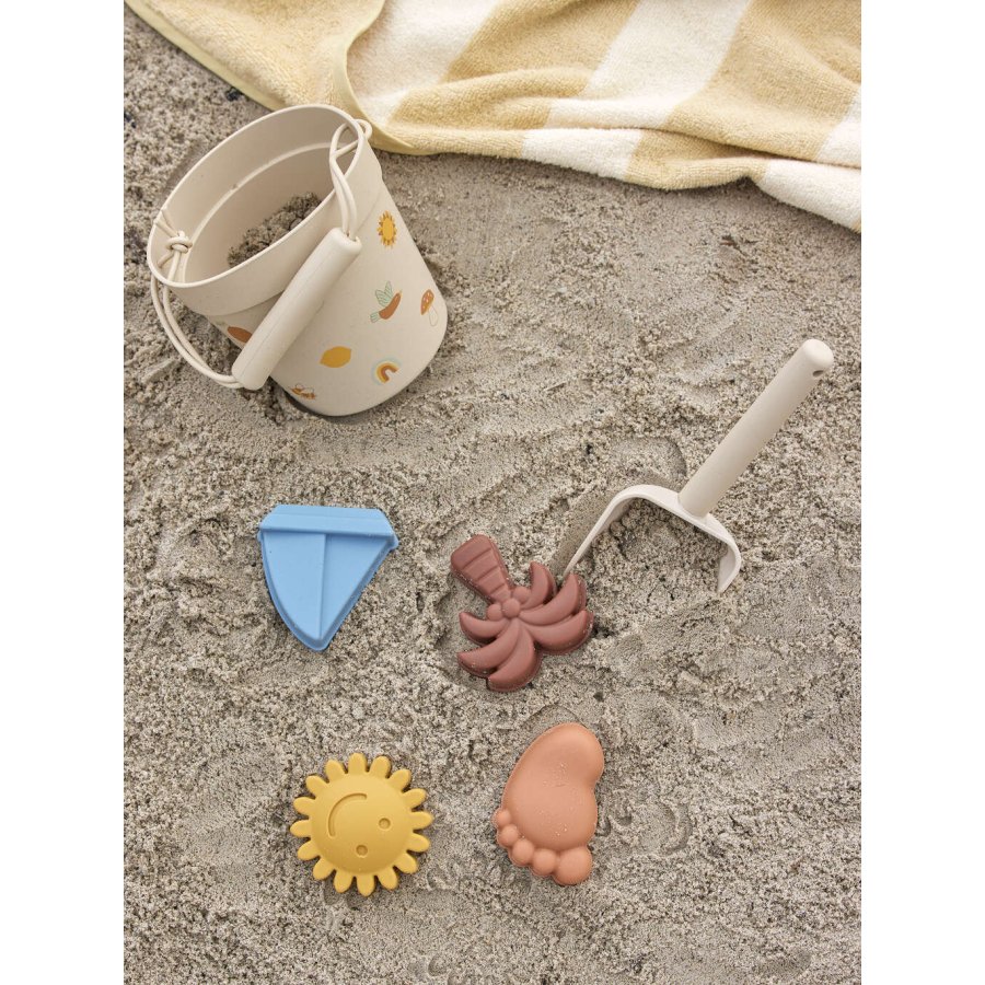 Bloomingville Mini Agnes Strand- und Sandkastenspielzeug 6er Set, Natur