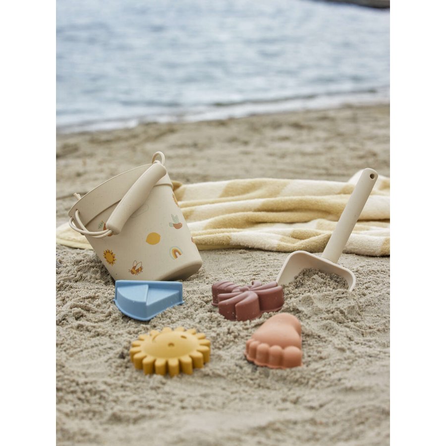 Bloomingville Mini Agnes Strand- und Sandkastenspielzeug 6er Set, Natur