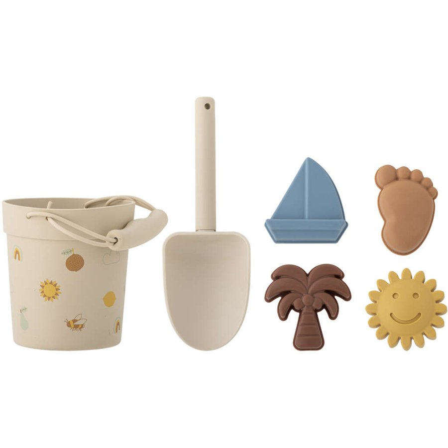 Bloomingville Mini Agnes Strand- und Sandkastenspielzeug 6er Set, Natur