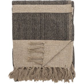 Bloomingville Temi Plaid 130x160 cm, Sort