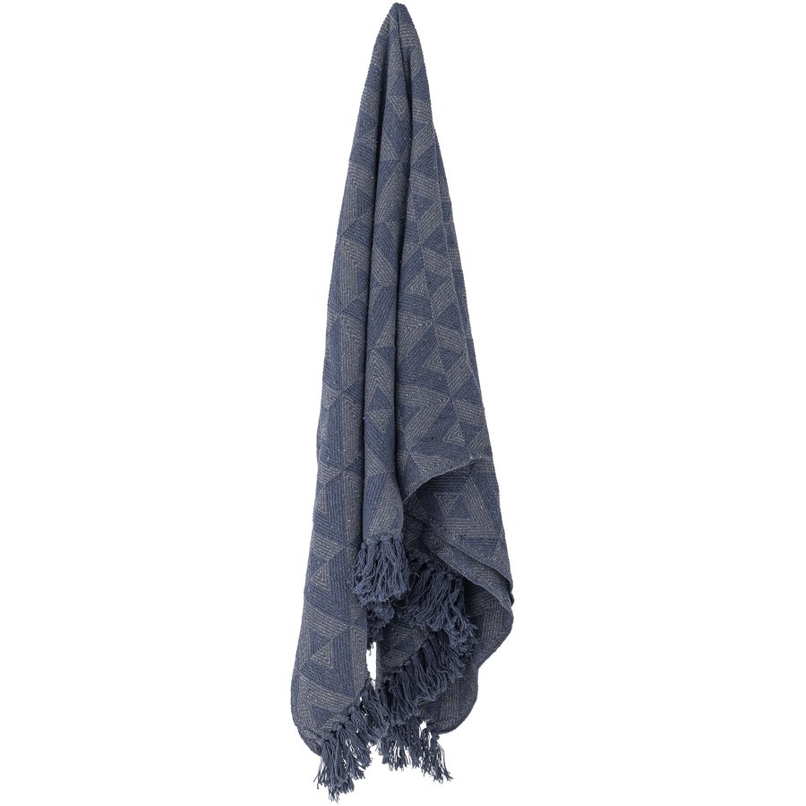 Bloomingville Udine Plaid 130x160 cm, Blau