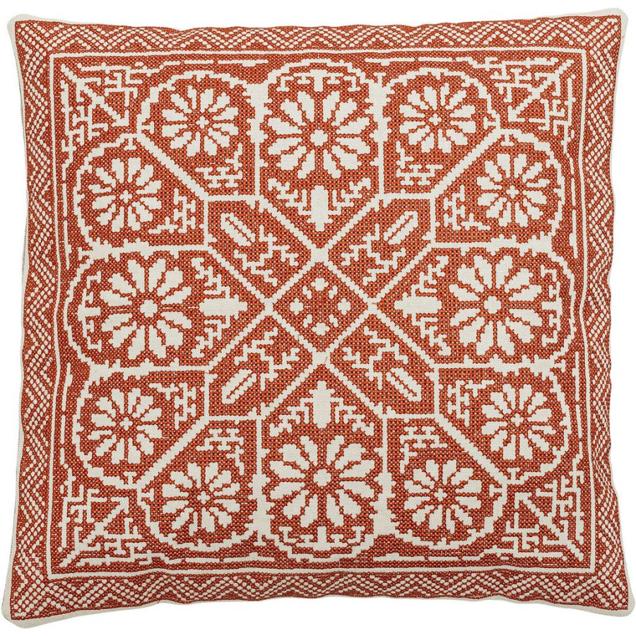 Bloomingville Madita Kissen 40x40 cm, Rot