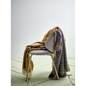 Bloomingville Lazzario Plaid 130x160 cm, Blå