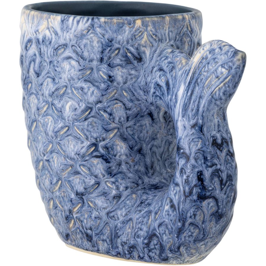 Creative Collection Ariella Vase H12 cm, Blau