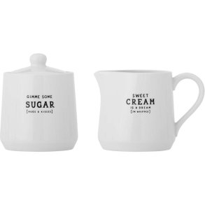 Creative Collection Wendy Milchknnchen und Zuckerdose, Wei