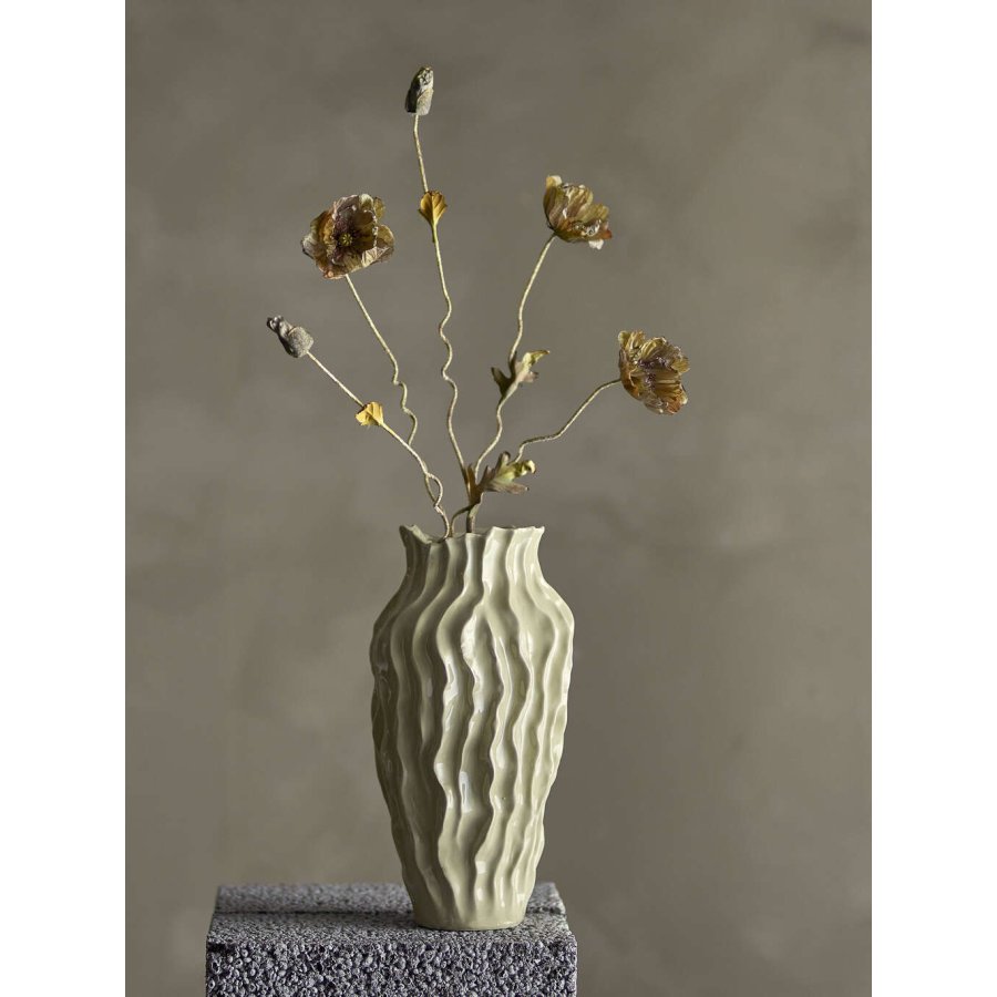 Bloomingville Valeria Vase H20 cm, Grau