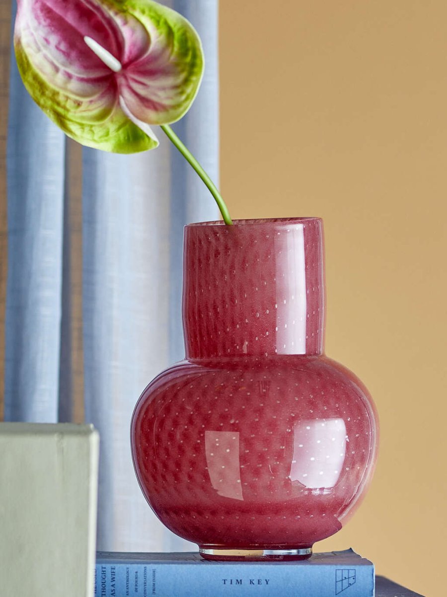 Bloomingville Roscoe Vase H21,5 cm, Rosa