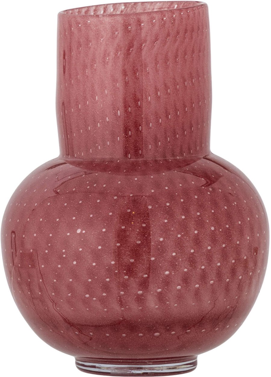 Bloomingville Roscoe Vase H21,5 cm, Rosa